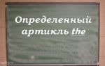 Определенный артикль в английском языке  — Definite article The & zero article