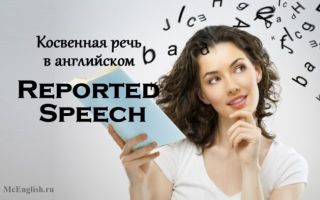 Прямая и косвенная речь в английском языке — Direct speech and Reported speech