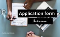 Анкета на английском языке и как заполнить Application form