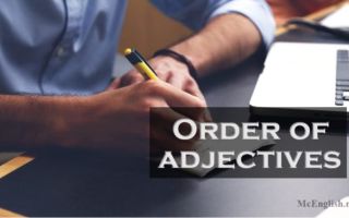 Порядок прилагательных в английском языке — Order of adjectives