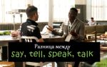 Глаголы говорения say, tell, speak, talk: в чем между ними разница и какой выбрать