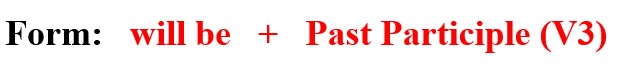 future simple passive