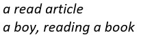 participle чтение