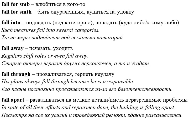 fall apart