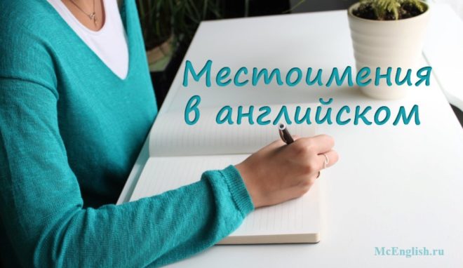 Местоимения в английском языке